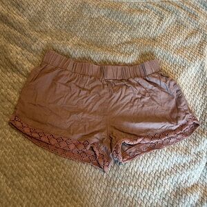 Lace Trim Shorts